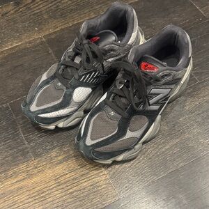 New Balance Charcoal and Black Athletic Shoes